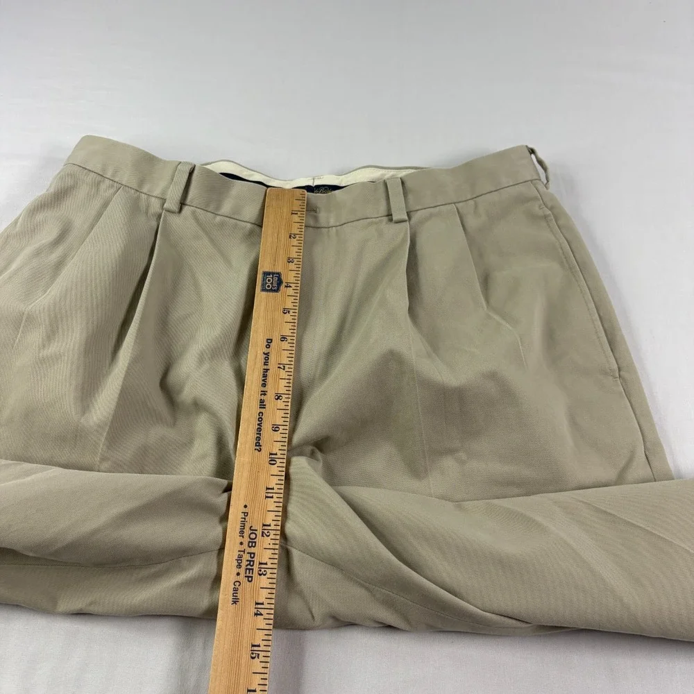 Brooks Brothers Pants Mens 38x34 (Fits 36x31) Beige Advantage Chino Elliot